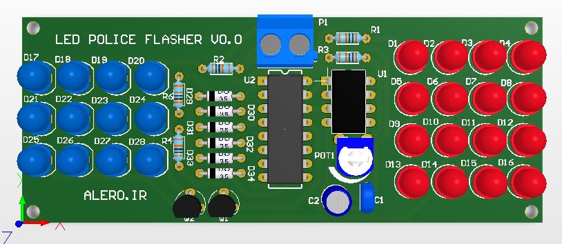 ساخت فلاشر پلیسی LED