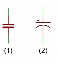 نماد مداری خازن